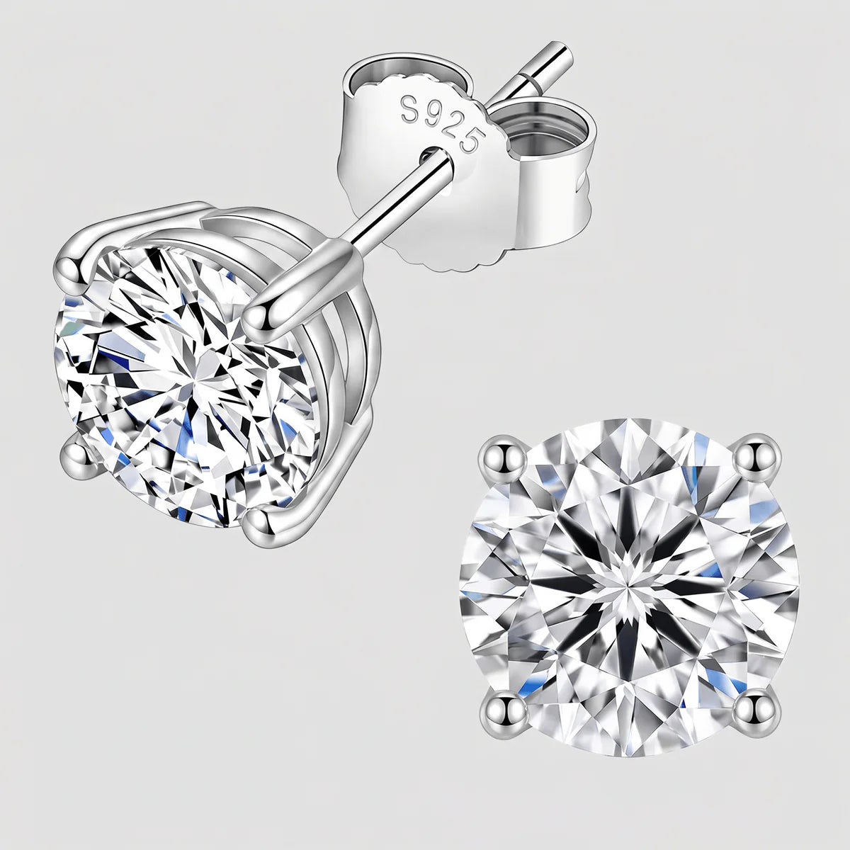 Moissanite Stud Earrings