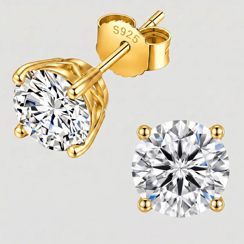 Moissanite Stud Earrings