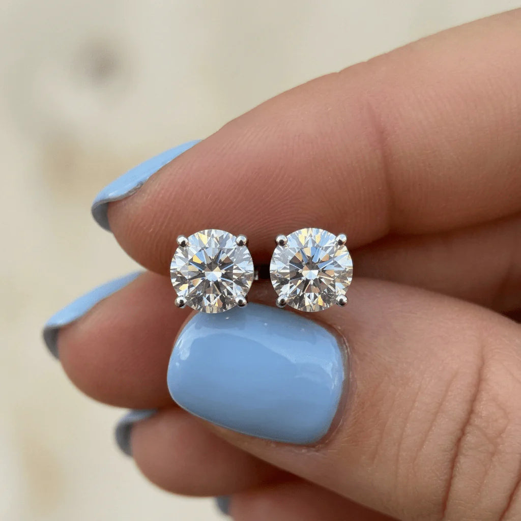 Moissanite Stud Earrings