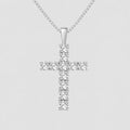 Moissanite Cross Necklace