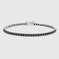 Black Tennis Bracelet