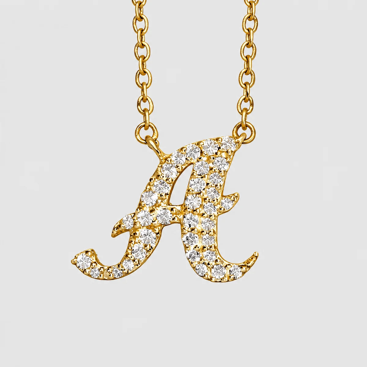 Moissanite Letter Necklaces