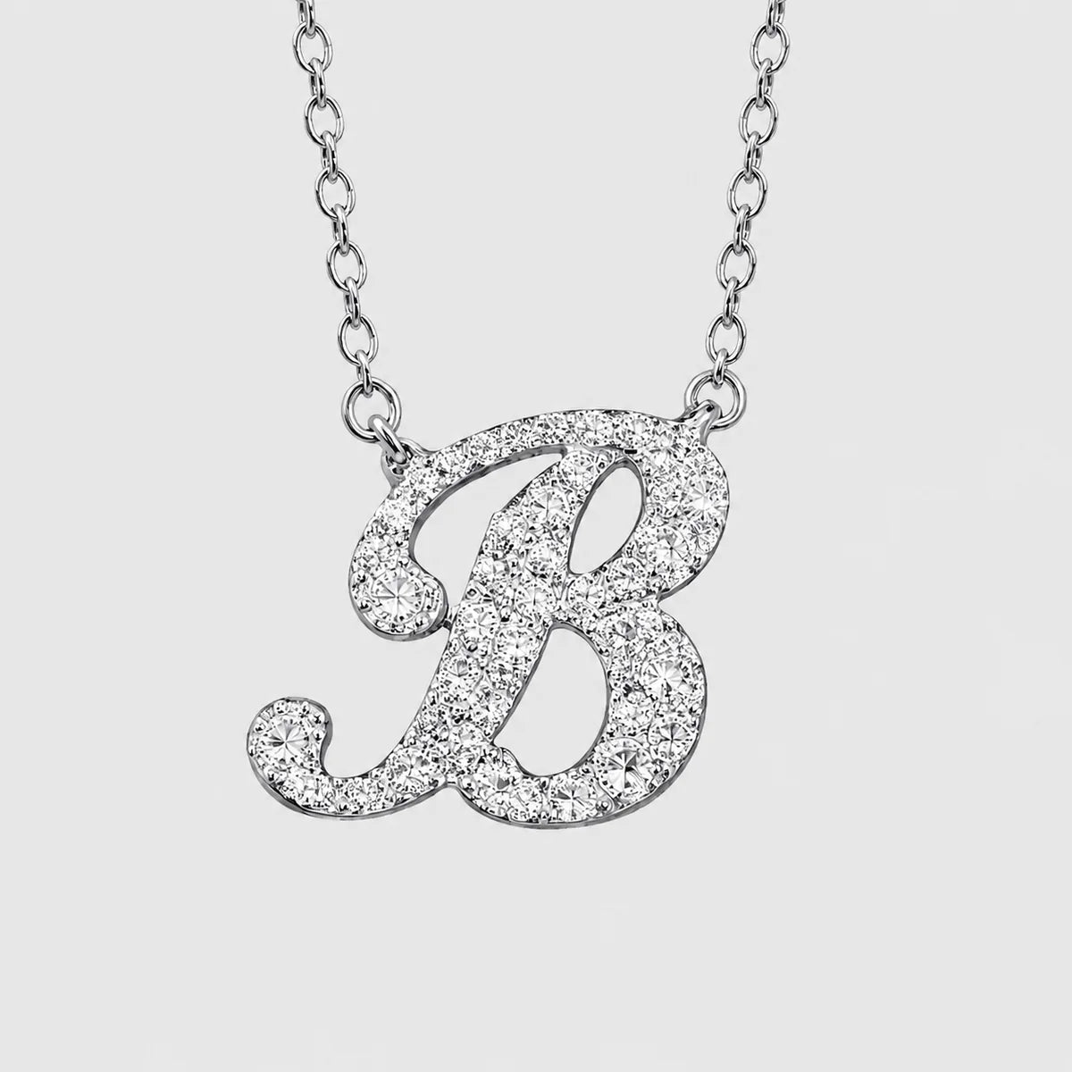 Moissanite Letter Necklaces