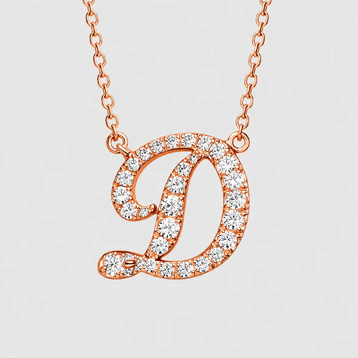 Moissanite Letter Necklaces