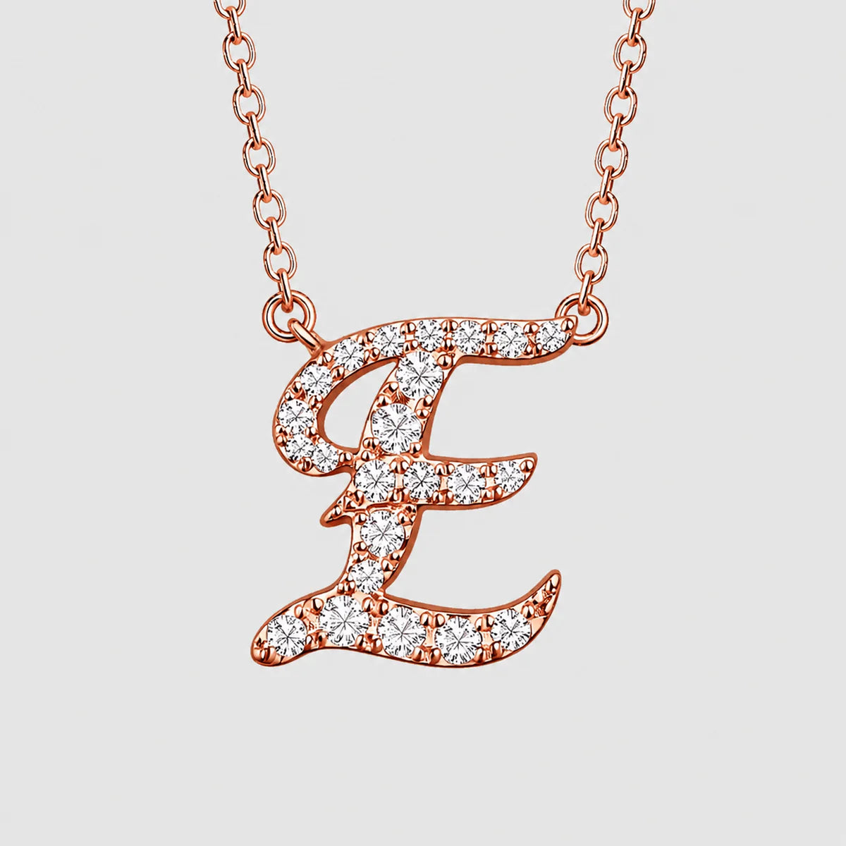 Moissanite Letter Necklaces