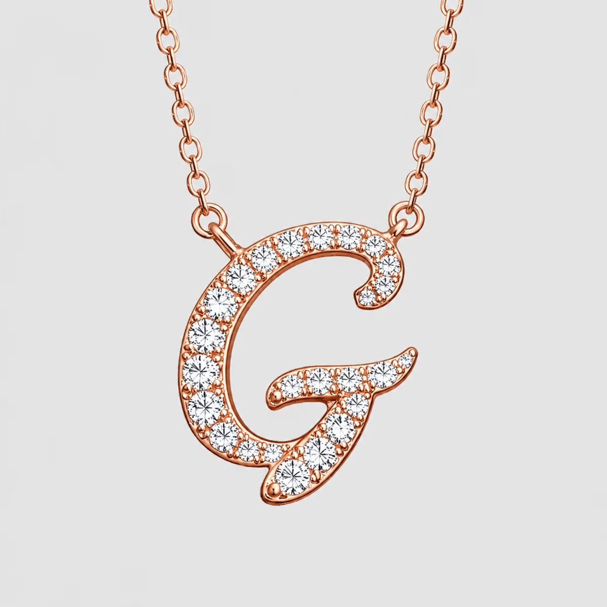 Moissanite Letter Necklaces