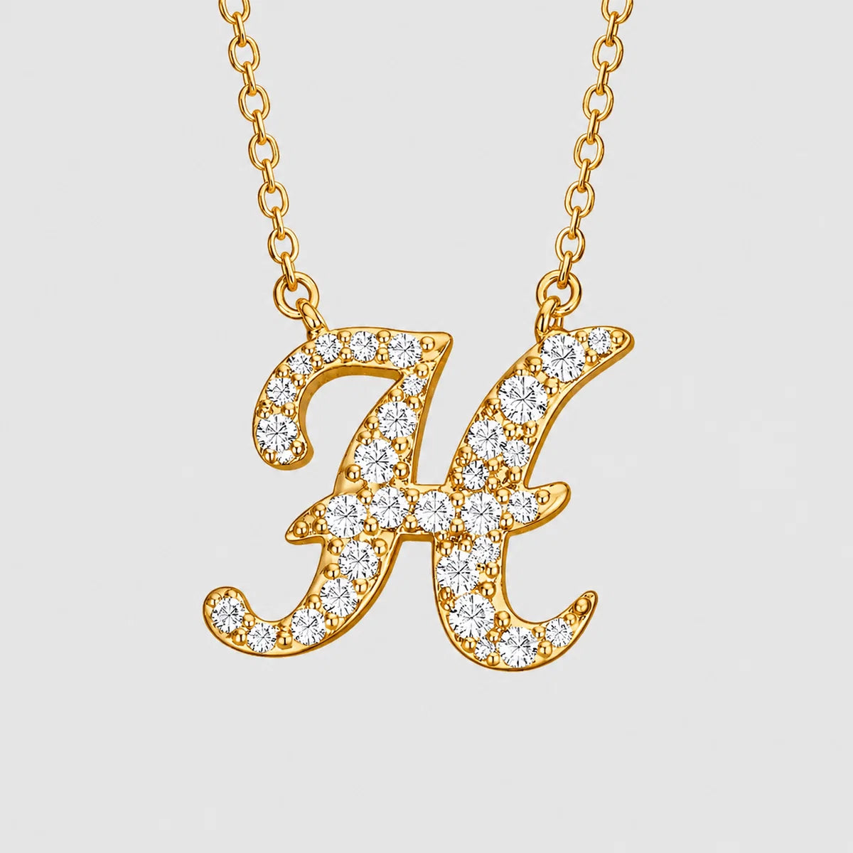 Moissanite Letter Necklaces