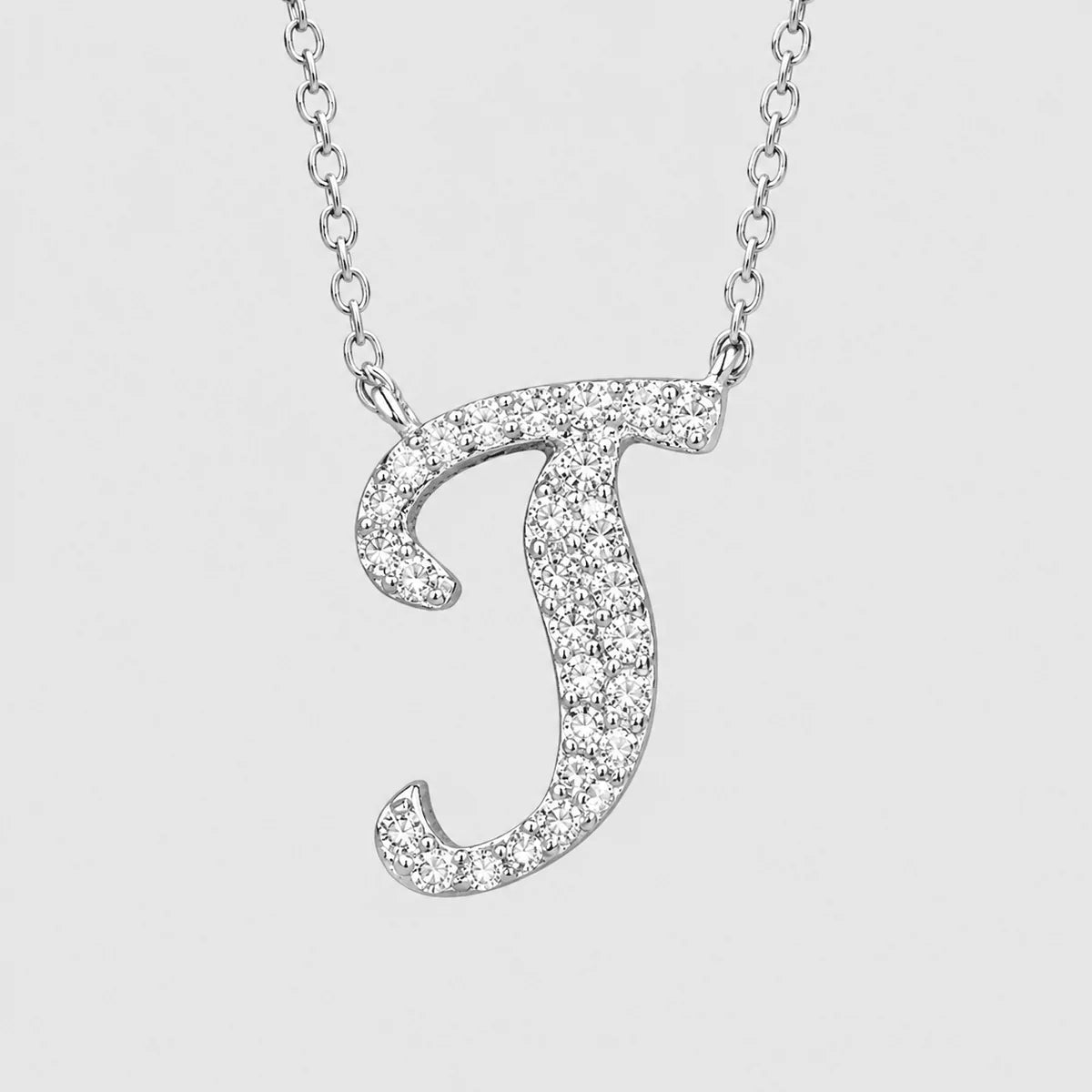 Moissanite Letter Necklaces