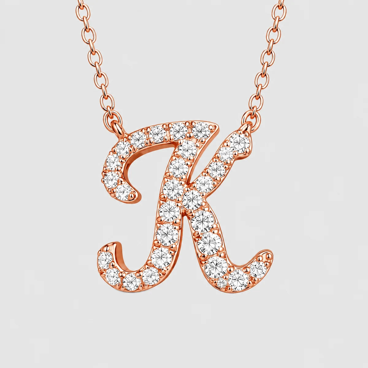 Moissanite Letter Necklaces