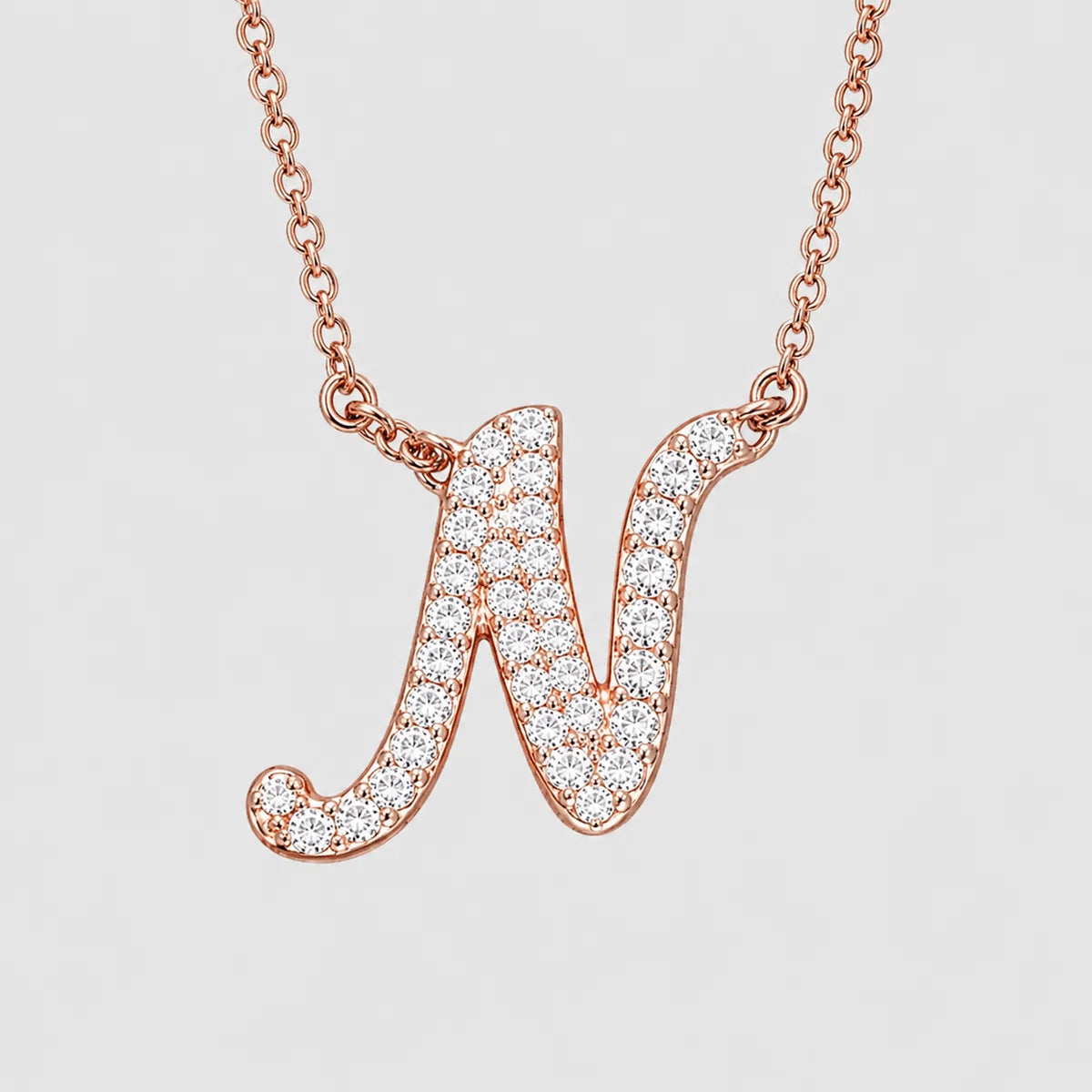 Moissanite Letter Necklaces