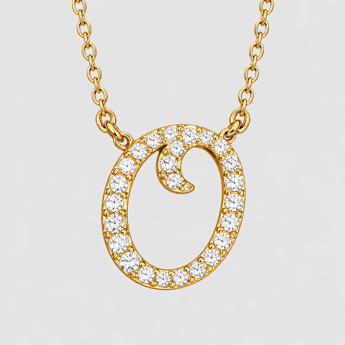 Moissanite Letter Necklaces