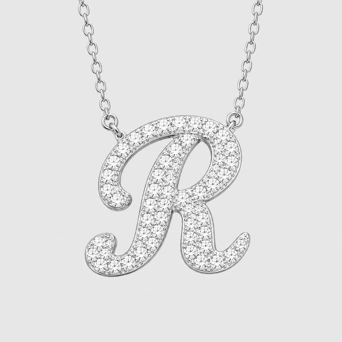 Moissanite Letter Necklaces