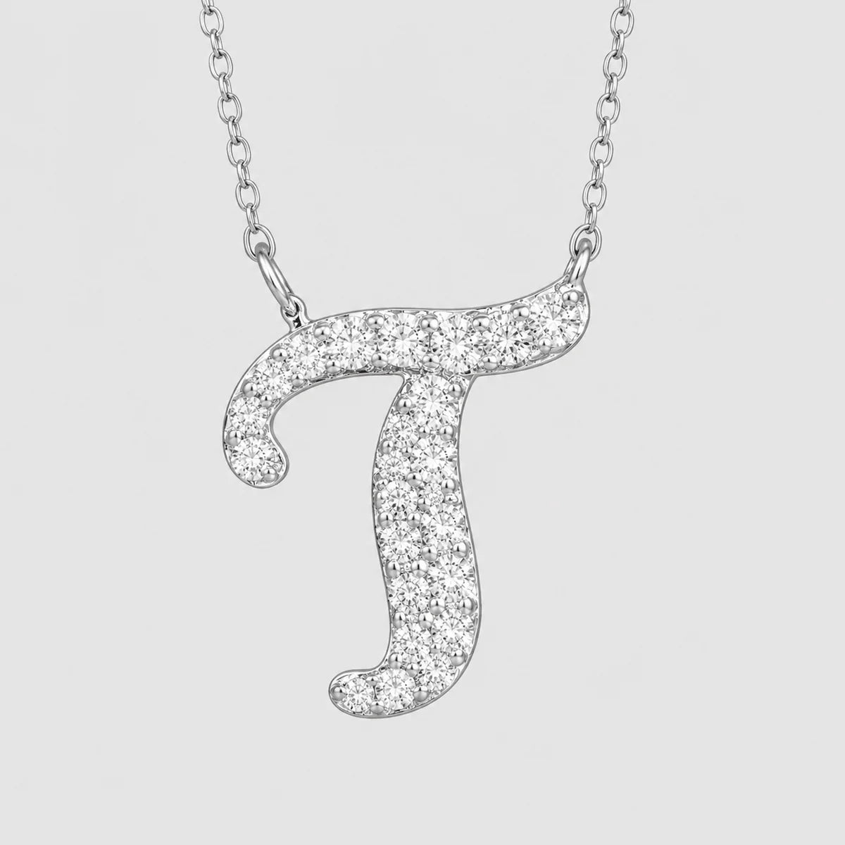 Moissanite Letter Necklaces