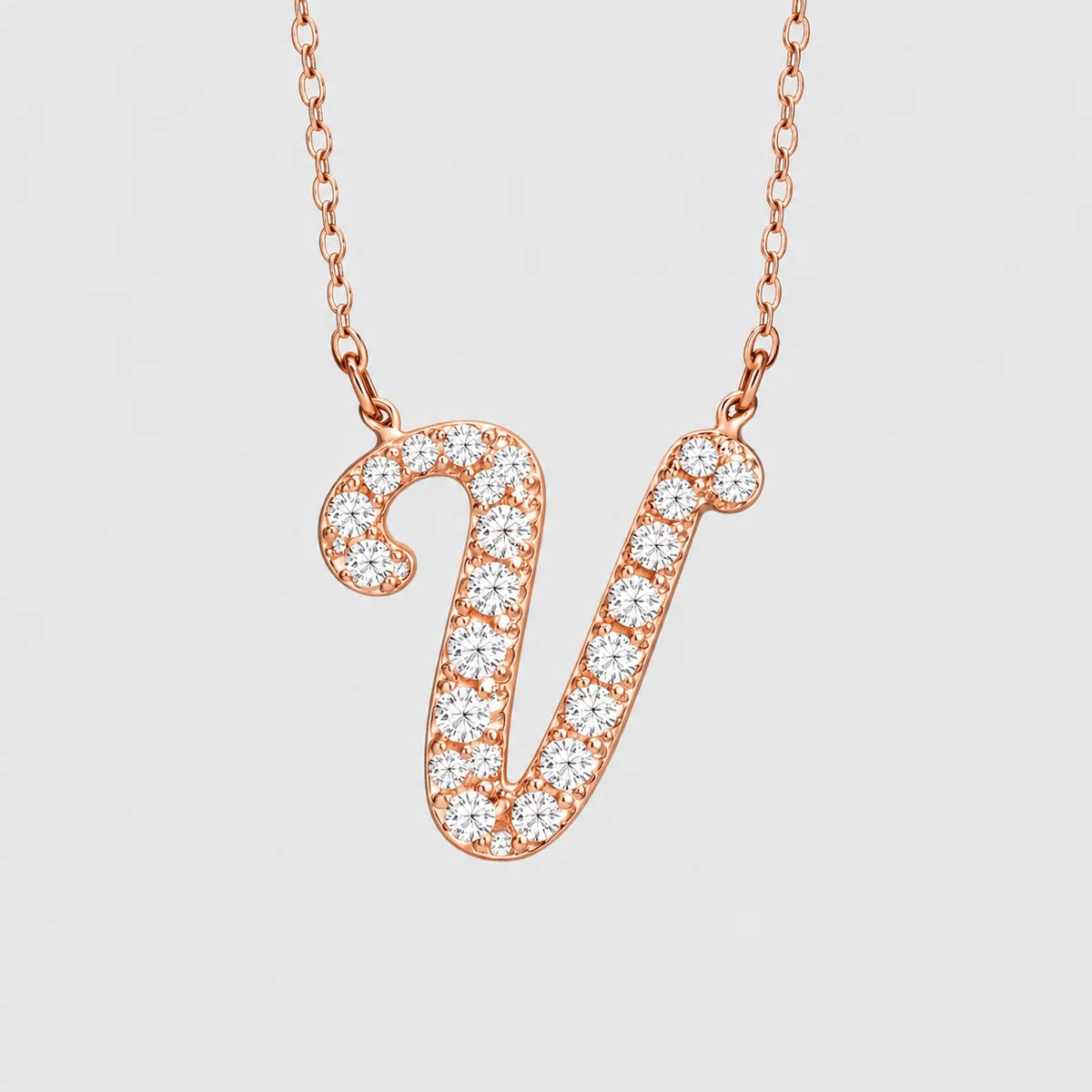 Moissanite Letter Necklaces
