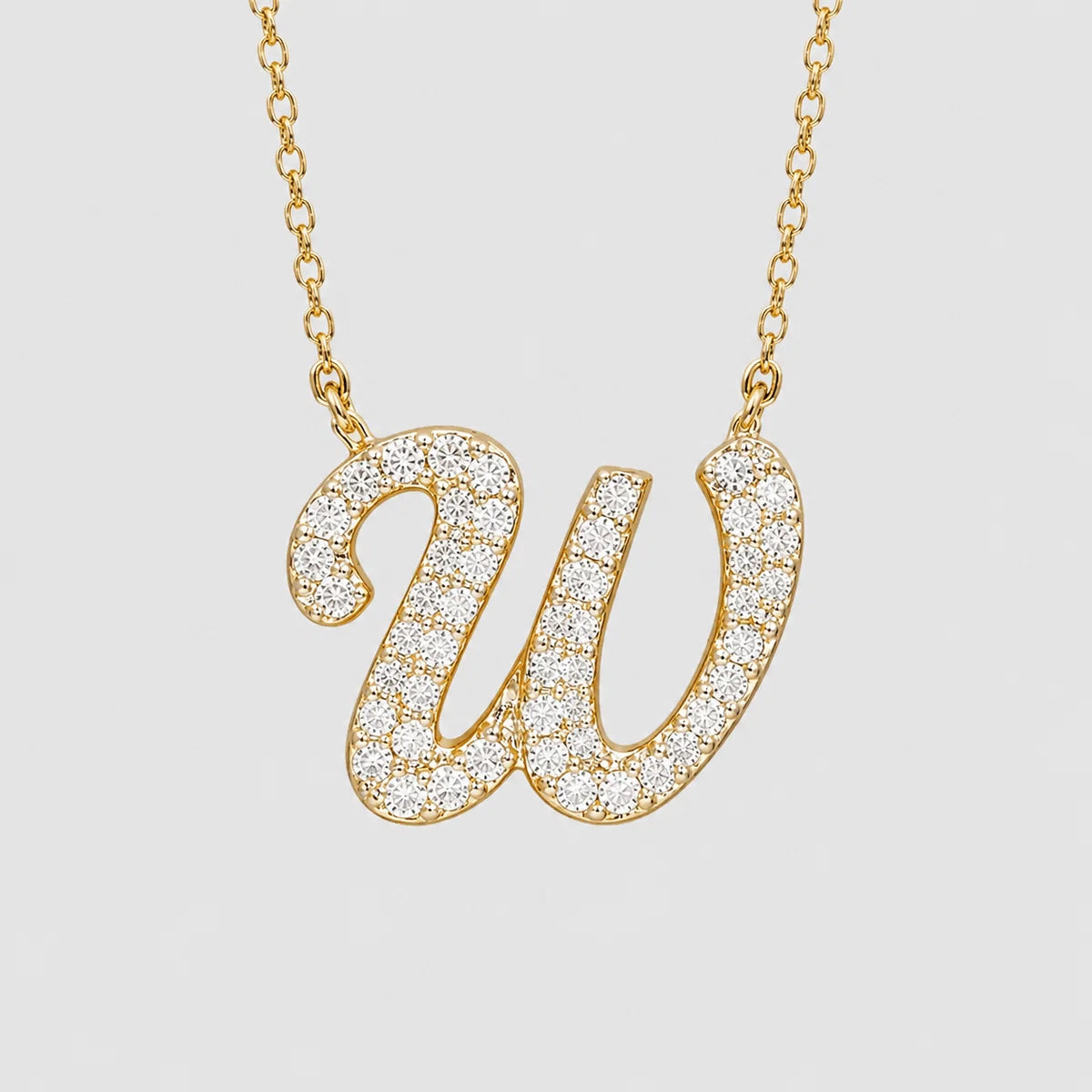 Moissanite Letter Necklaces