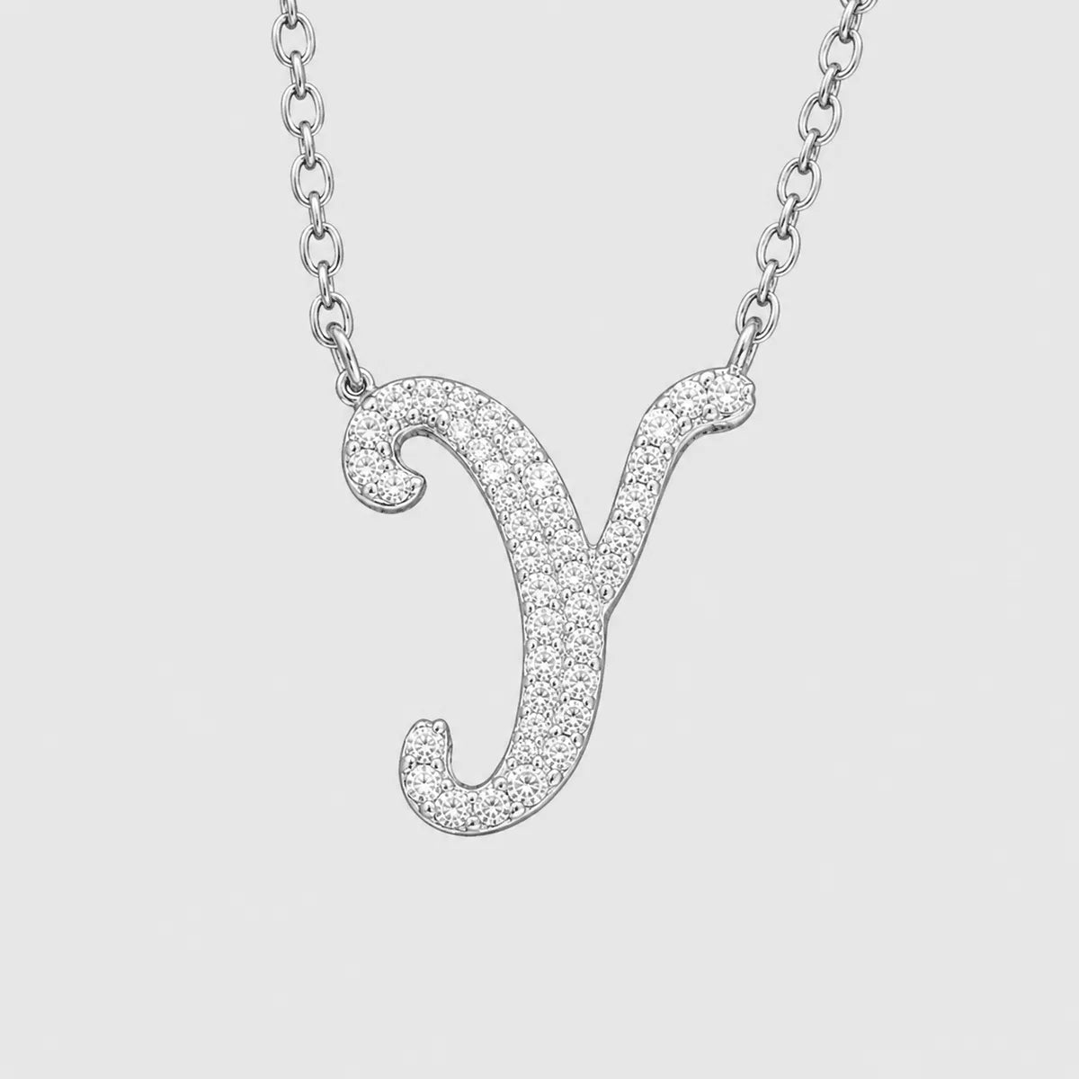 Moissanite Letter Necklaces