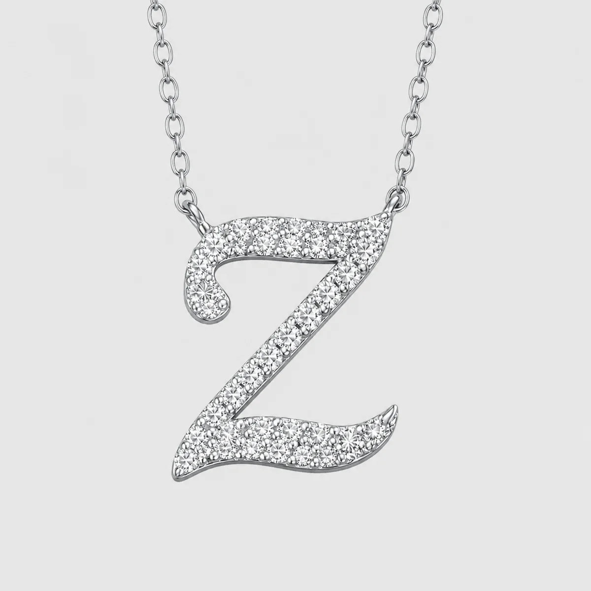 Moissanite Letter Necklaces